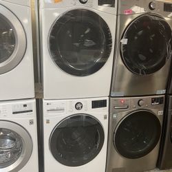 Lg Used Washer And New Dryer Gas