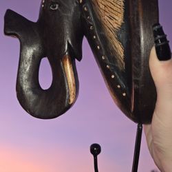 Indonesian Hand-Carved Elephant 