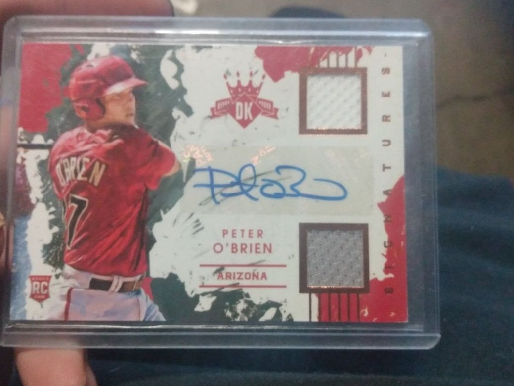 2018 PANINI PETER O'BRIEN AUTO. RC