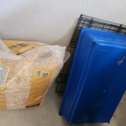 Free Guinea Pig Cage, Bedding, Pellets & Hay