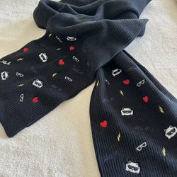 Karl Lagerfeld, Paris, Black Scarf