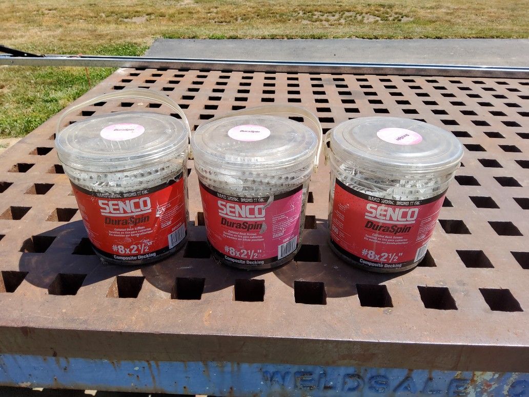 New Stainless Steel Senco DuraSpin Collated Deck Screws