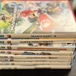 Set Of 8 Wii U Games For $70