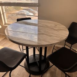 Dining Set With 4 Chairs 