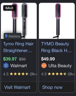 Tymo brush straightener