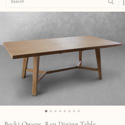 Dining table