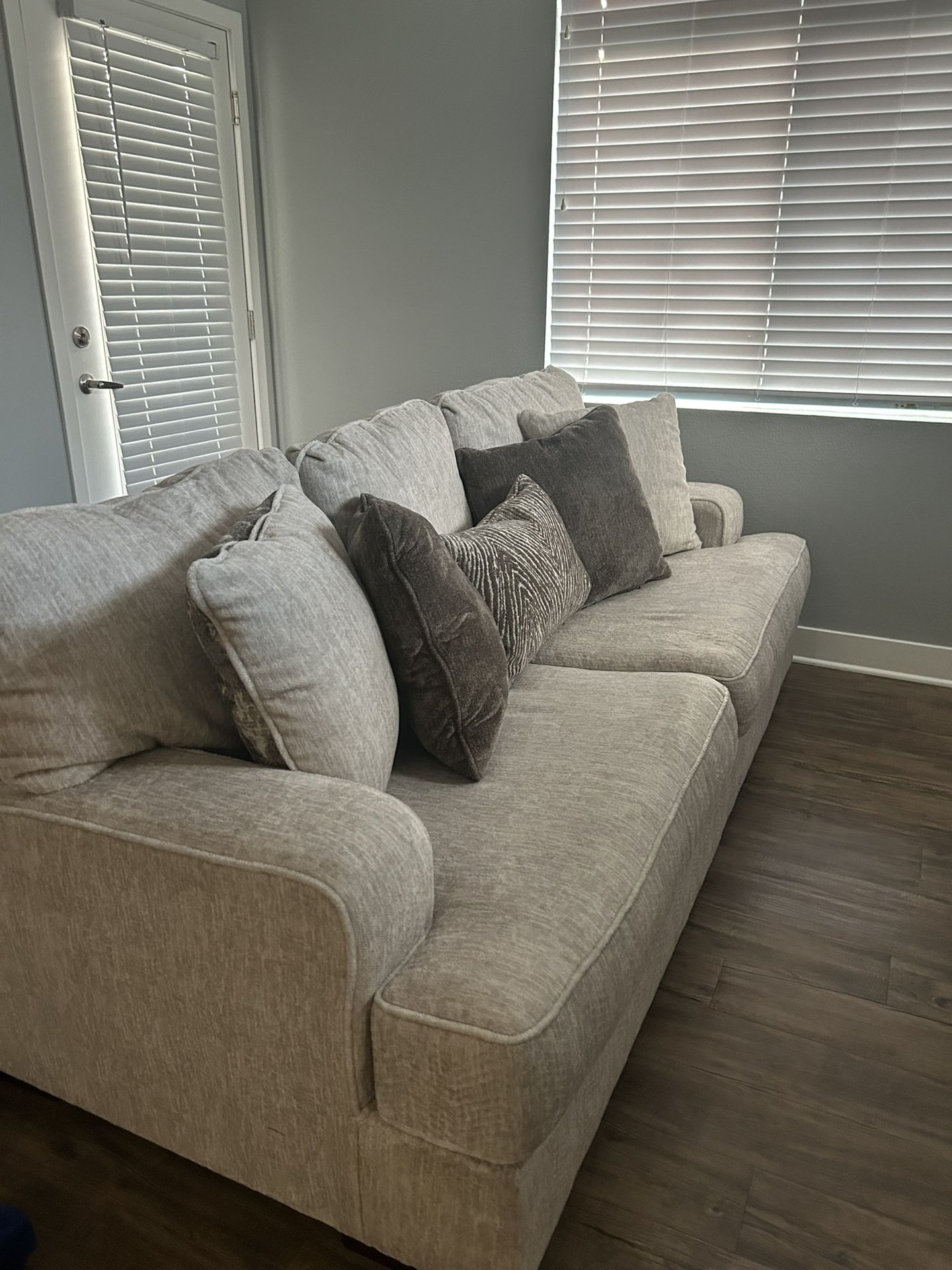 Brown and Beige Couch
