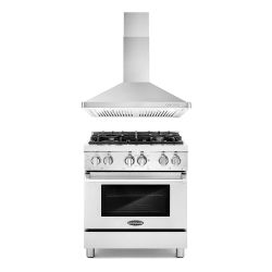LUXURY KITCHEN APPLIANCES - New Open Box RANGE OVEN COOKTOP HOOD 
