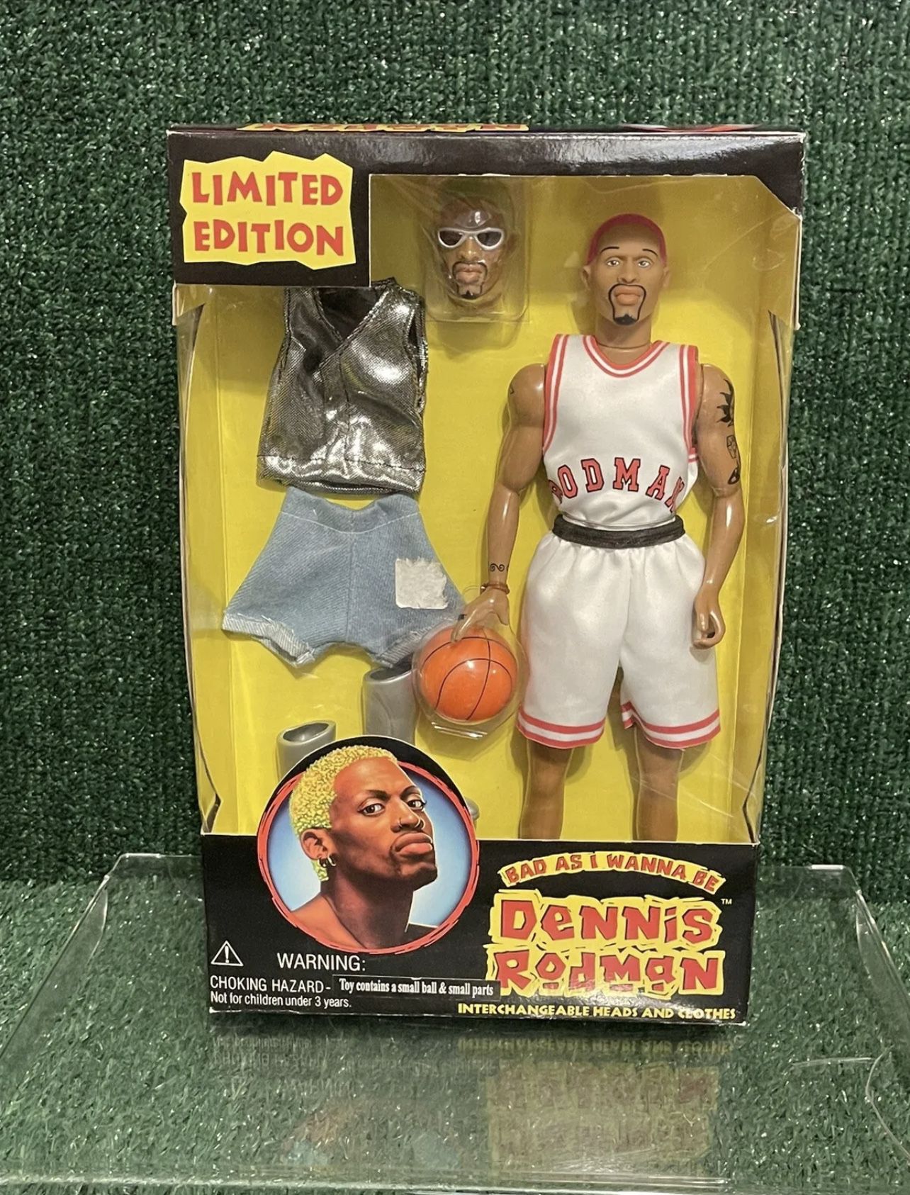 Street Players Dennis Rodman Bad As I Wanna Be Doll Action Figure 12” 1996 