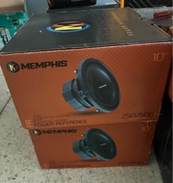 Memphis Power Reference 10” Subwoofers