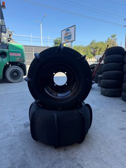 Skat Trak haulers 20x10-10 on black aluminum wheels bolt pattern 4-130 $250