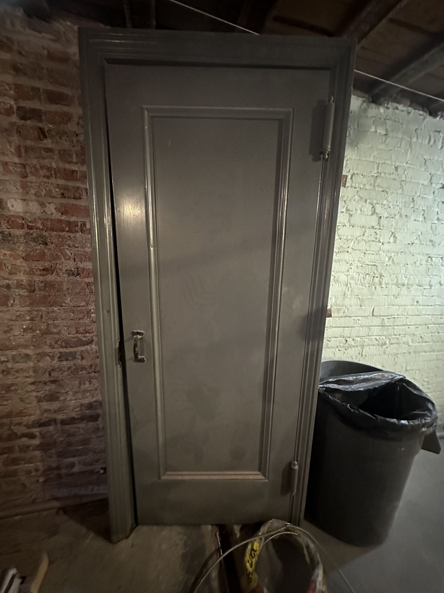 New Old Stock Steel Fireproof Solid Wood Door