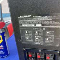 Bose Acoustimass 7 Subwoofer Bass Module Home Theater