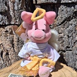 Disney Store Choir Angel Piglet Plush Toy