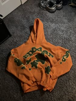  Beluga Orange Spider Hoodie