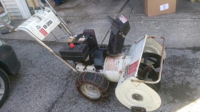 Roper 8-26 Snow blower with electric start