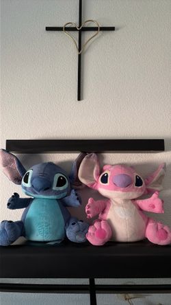 Stitch & Angel stuffed animals