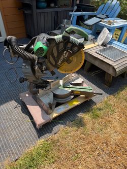 Hitachi 12” Double Compound Sliding Miter Saw