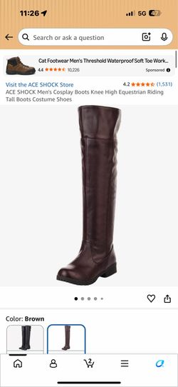 Cosplay boots for attack on titan
