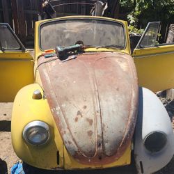 Parting Out 1968 Vw Convertible Parts Only