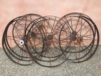 Custom steel wagon wheels
