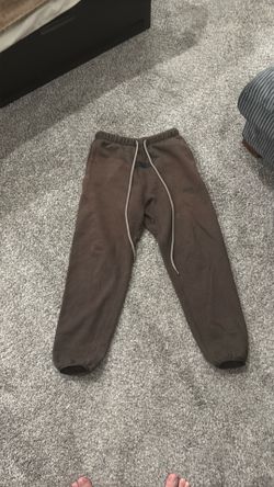 Brown essentials sweatpants size small men’s