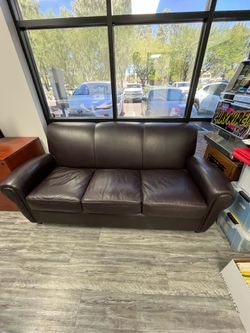 Leather couch
