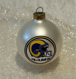 LA Ram Christmas Ornament