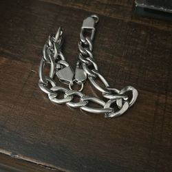 Figaro Cuban Link Bracelet 