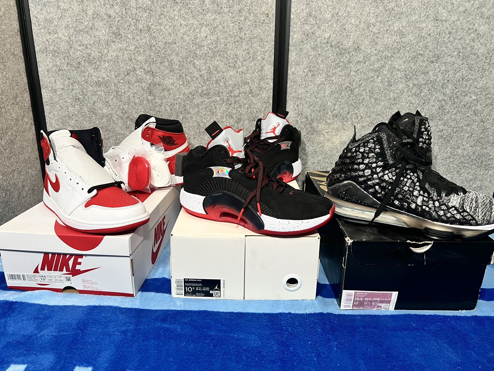 Jordan And LeBron Nike’s New In Boxes