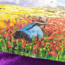 Canvas Painting / South American Harvesters.