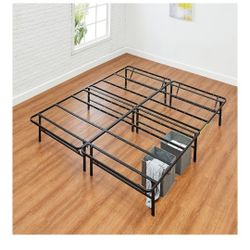 Foldable Metal Platform, Sturdy Steel, No Box Spring Needed