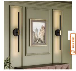 Battery Operated Wall  Light ( Set Of Two)
