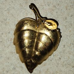 Gold Colored Pin That Opens