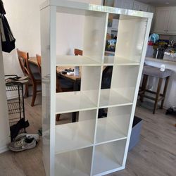 IKEA, KALLAX Shelf Unit (High gloss white)
