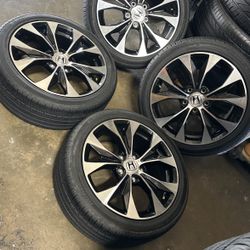 Rim&tires 17” Honda Civic  Firm Price ,,,,