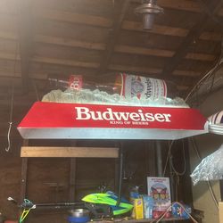 Budweiser Pool Table Light