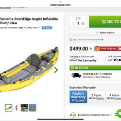 Advanced Elements Straightedge Angler Kayak