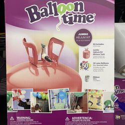 Balloon Time Jumbo Helium Kit 