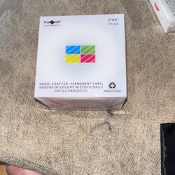 Pink Permanent Labels 