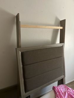 Bed frame with backboard and mattress