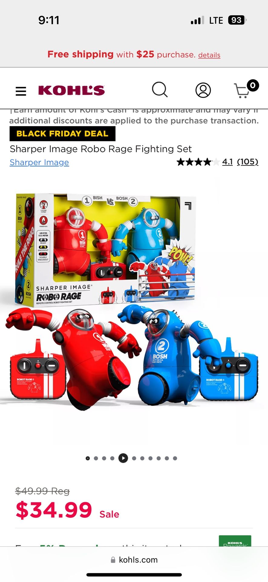 Sharper Image Robo Rivals 