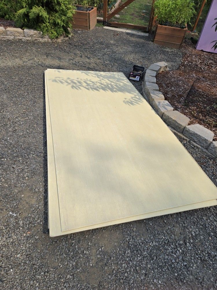 7 Boards - Hardie Panel HZ10 48" x 96" Primed Cedarmill Fiber Cement Panel Siding