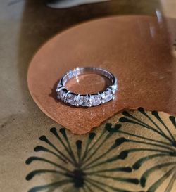 Silver CZ Ring