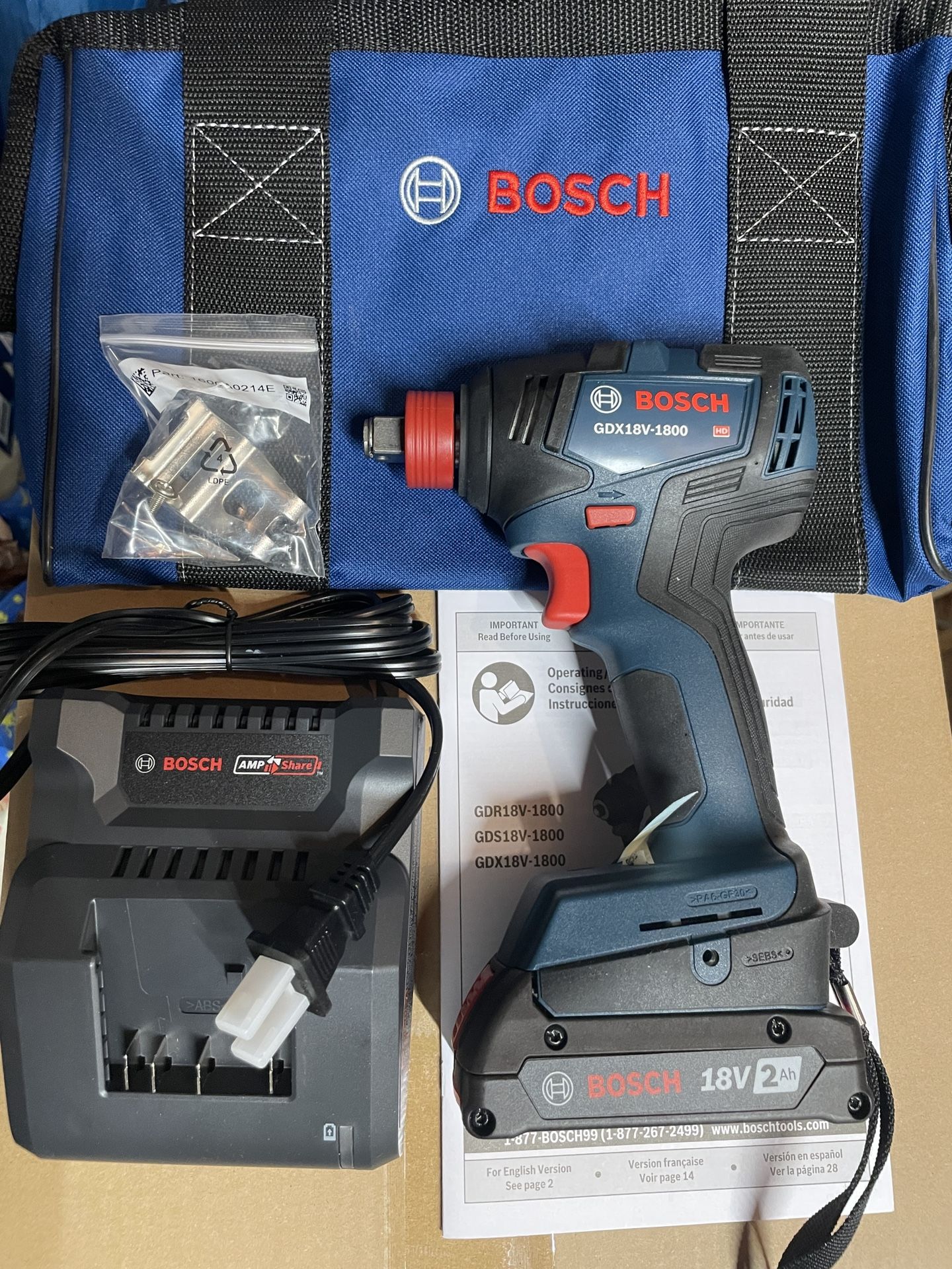 Bosch 18v Freak Impact Wrench 