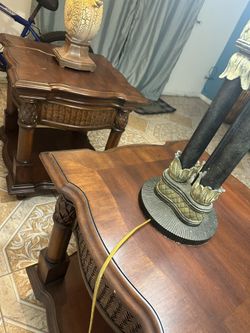 End Table With Lamps