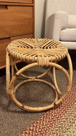Rattan Footstool