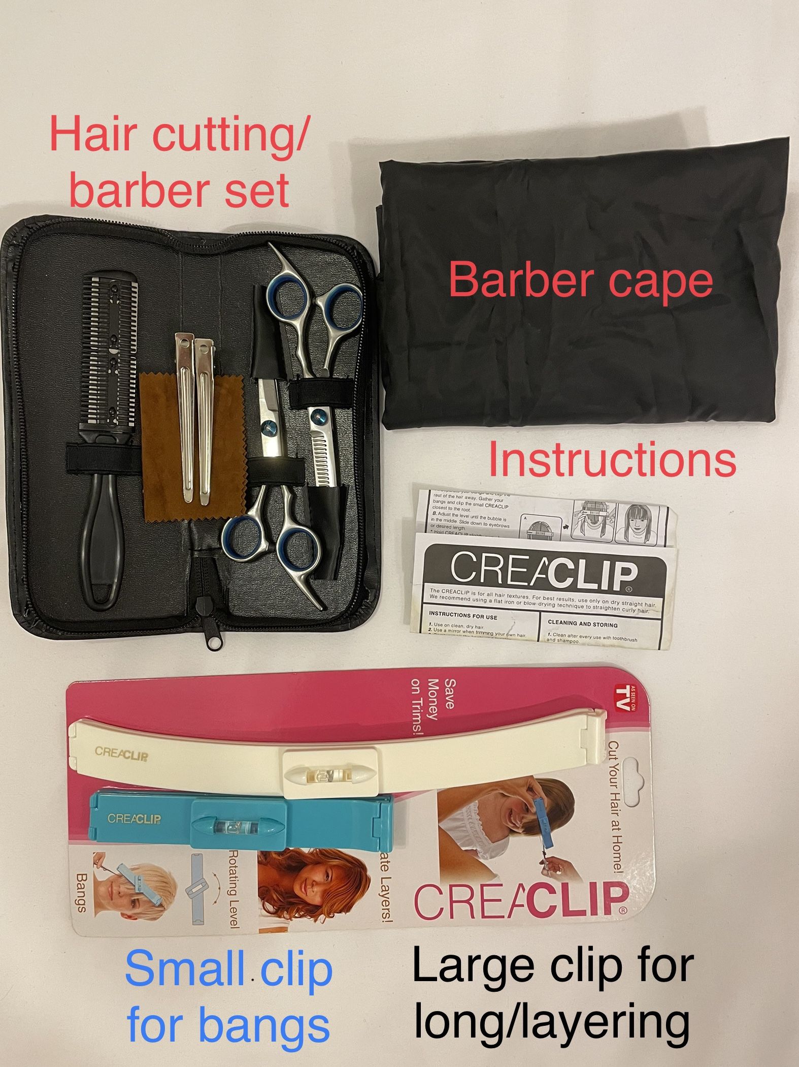 At Home Barber/Salon Set & Crea Clip