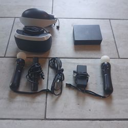 Pre-Owned PlayStation VR (PSVR1) Headset – Complete with Cords (No HDMI or Micro-USB)