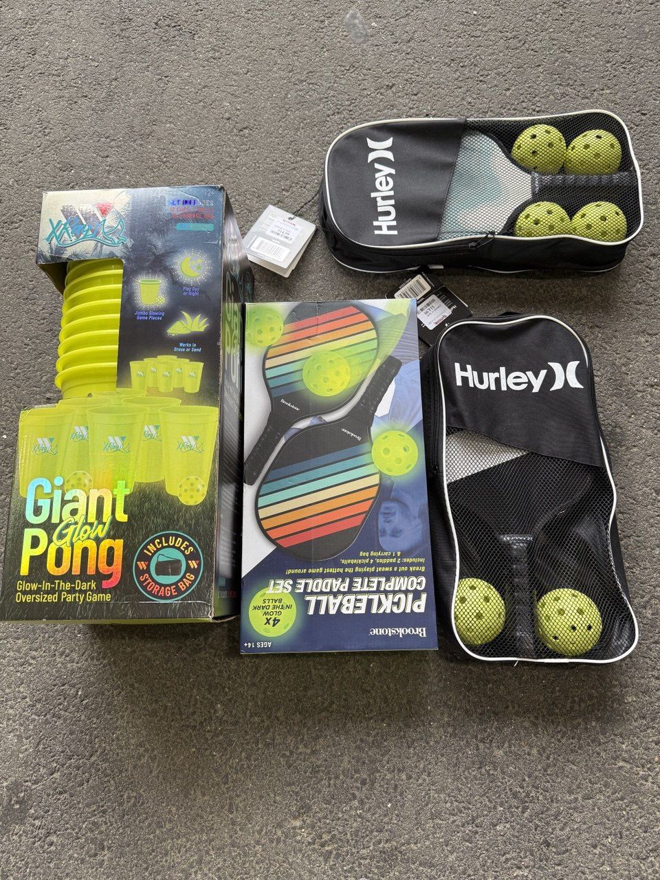 New Pickleball Set And Giant Pong